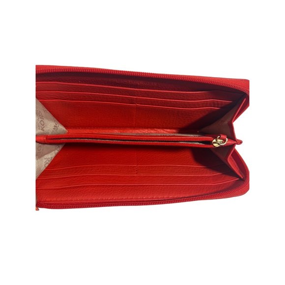 Designer Red Wallet 9 in x 5 in - Picture 6 of 8